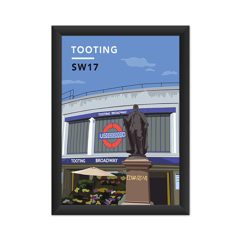 Tooting Underground Station SW17 - Giclée Art Print
