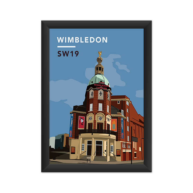 Wimbledon Theatre SW19 - Giclée Art Print