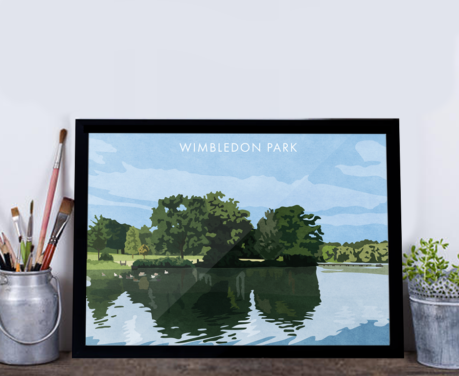 Wimbledon Park SW19 - Giclée Art Print
