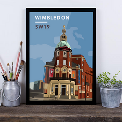 Wimbledon Theatre SW19 - Giclée Art Print