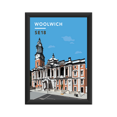 Woolwich Town Hall SE18 - Giclée Art Print