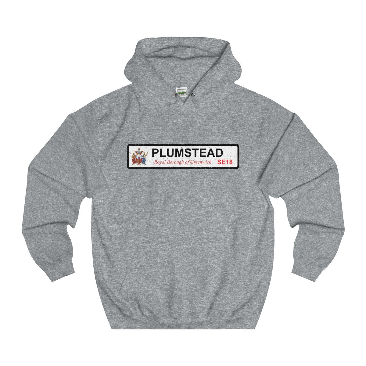 Plumstead Road Sign SE18 Hoodie