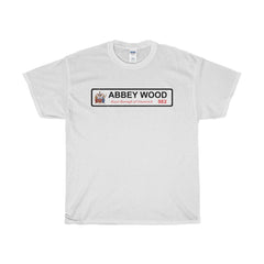 Abbey Wood Road Sign SE2 T-Shirt