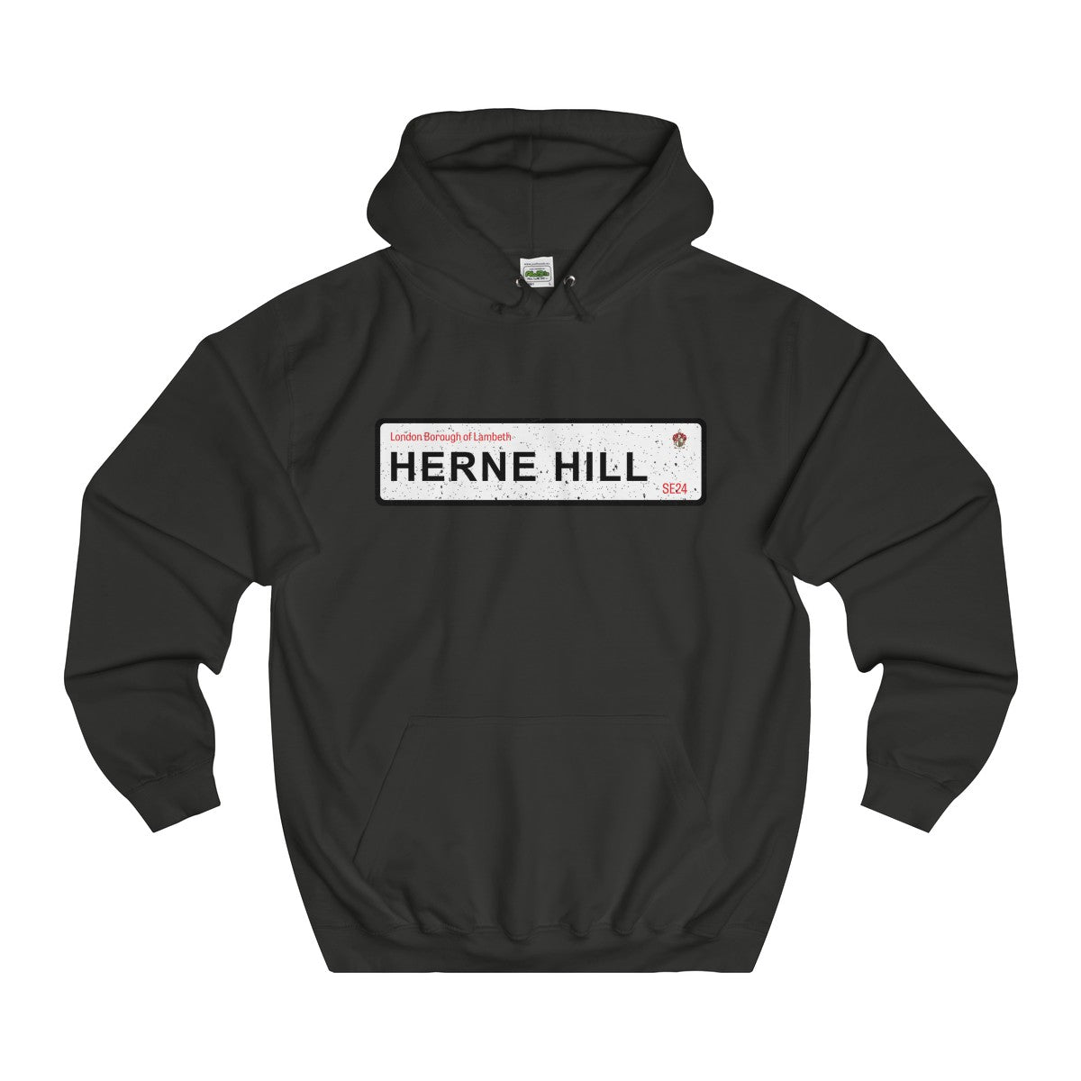 Herne Hill Road Sign SE3 Hoodie