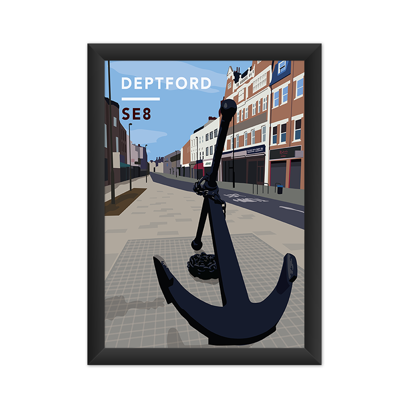 Deptford Anchor SE8 - Giclée Art Print