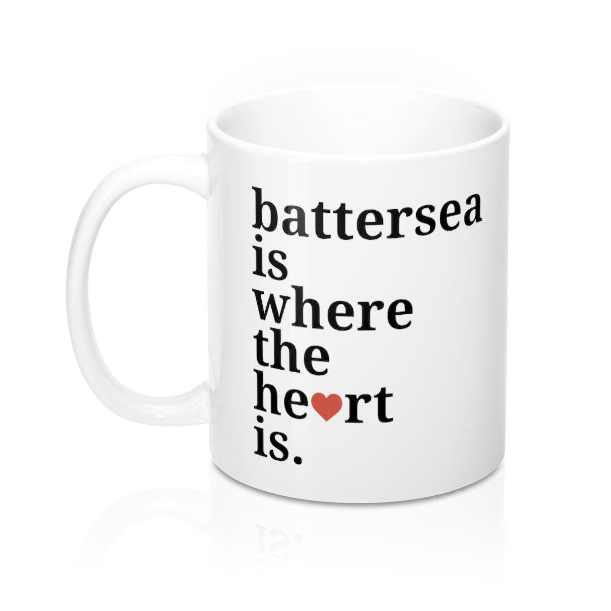 Battersea Is Where The Heart Is Mug