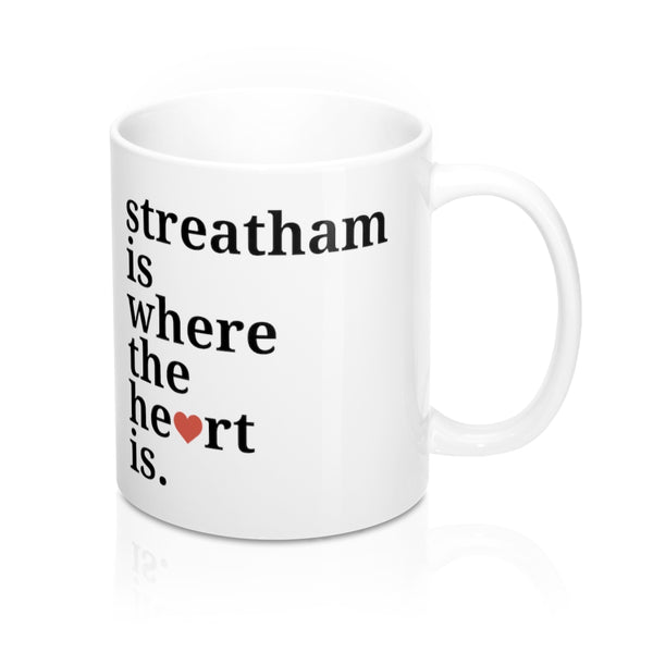 Streatham is Where The Heart Is Mug