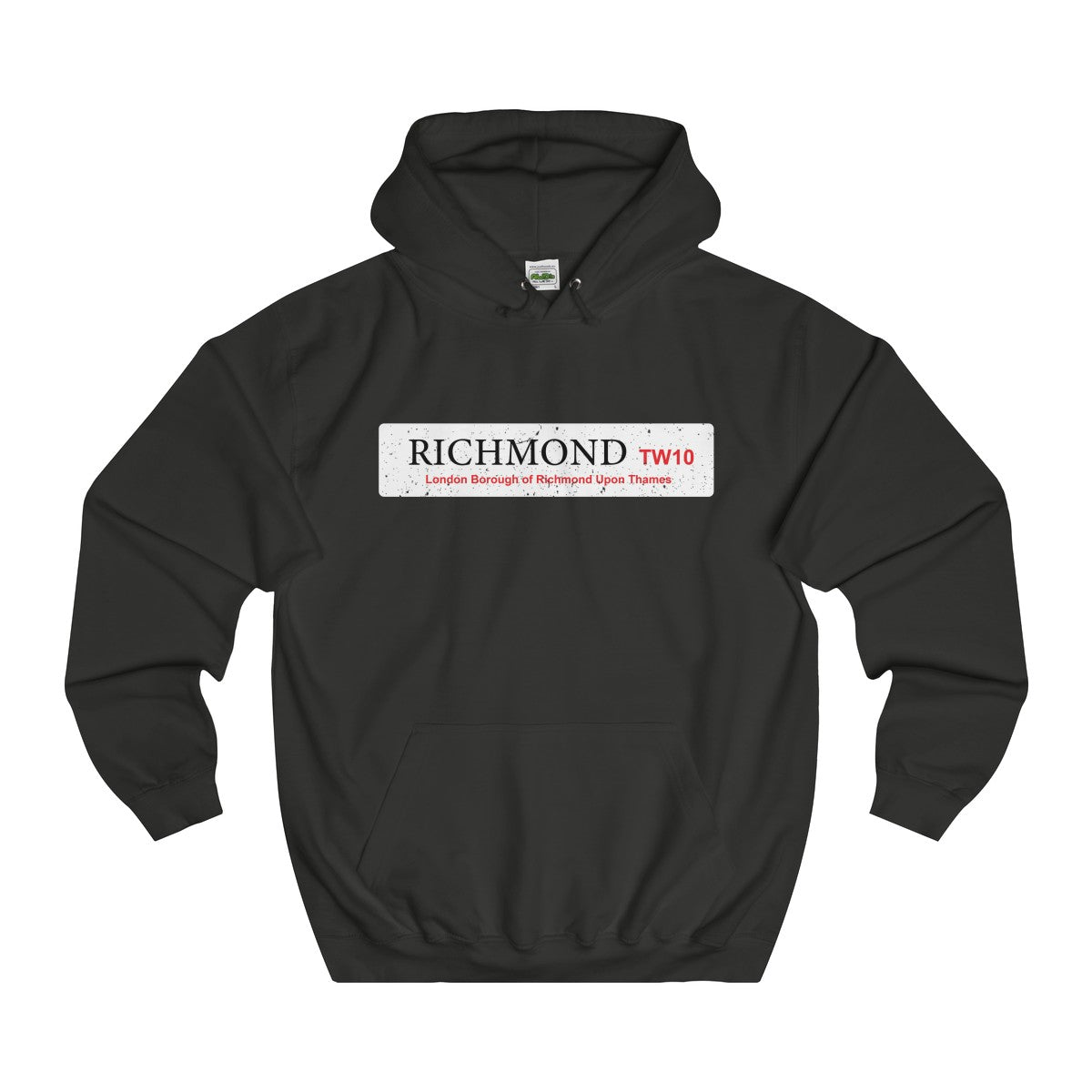 Richmond Road Sign TW10 Hoodie