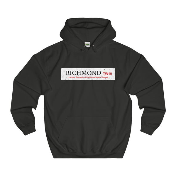 Richmond Road Sign TW10 Hoodie