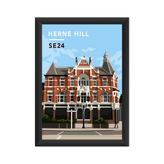 Herne Hill The Half Moon SE24 - Giclée Art Print